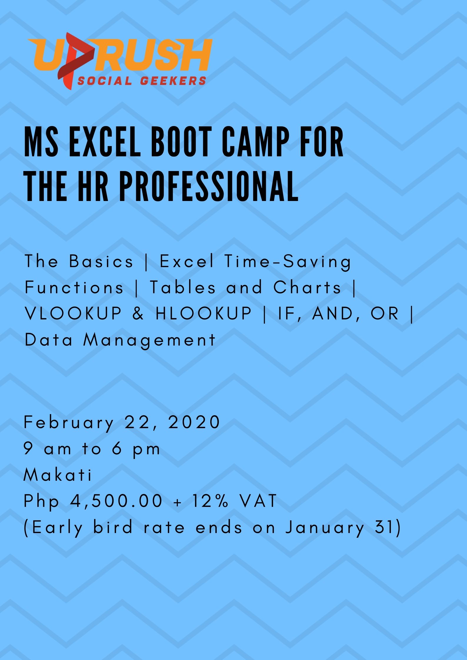 MS Excel Boot Camp