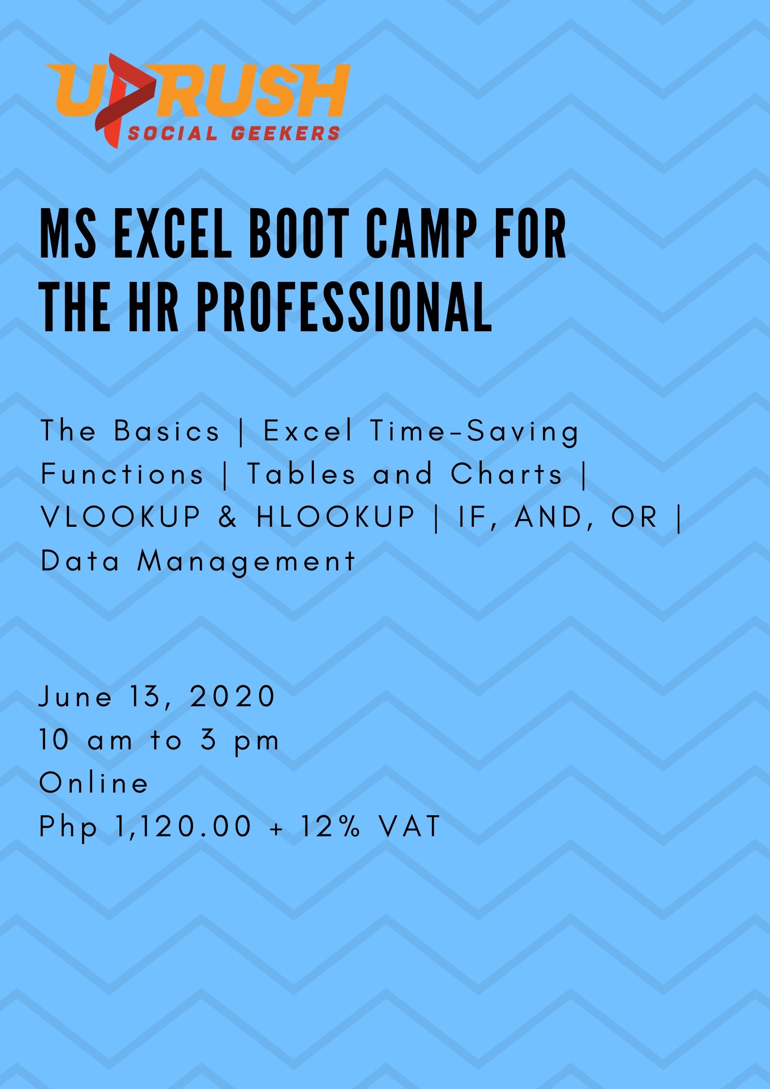 MS Excel Boot Camp for HR Professionals